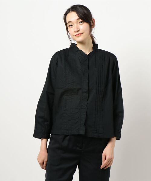 agnes b.（アニエスベー）の「AB51 CHEMISE フリルブラウス