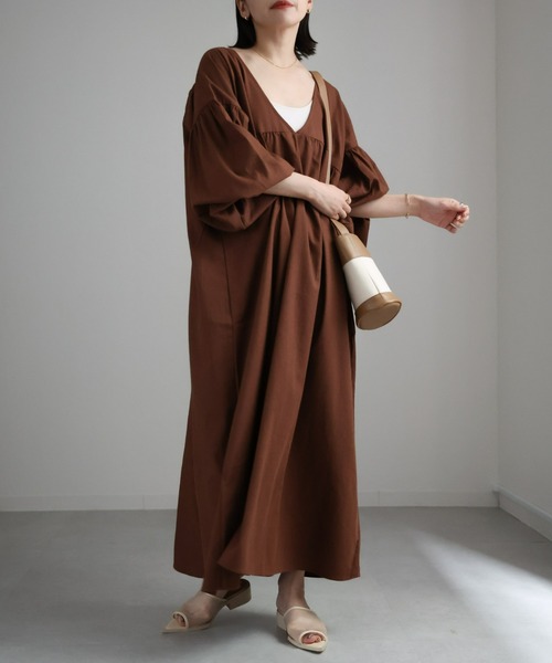 おまとめまーさま専用ソラモナバルーンVネックワンピース 楽天市場