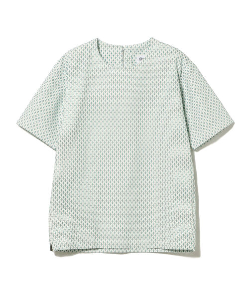 KUON(クオン)の「KUON / 別注 十字刺し子 プルオーバーシャツ(Tシャツ/カットソー・メンズ・ホワイト・MEDIUM/LARGE)」の8枚目の写真