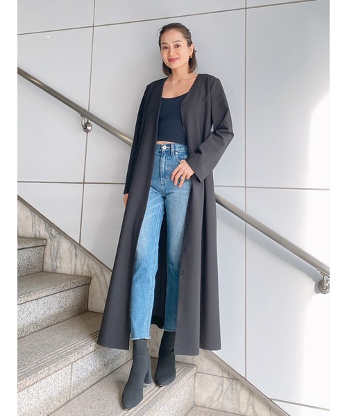 Vicente（ヴィセンテ）の「2way comfy onepiece（ワンピース・レディース・ブラック/ベージュ/サックスブルー・FREE）」の14枚目の写真