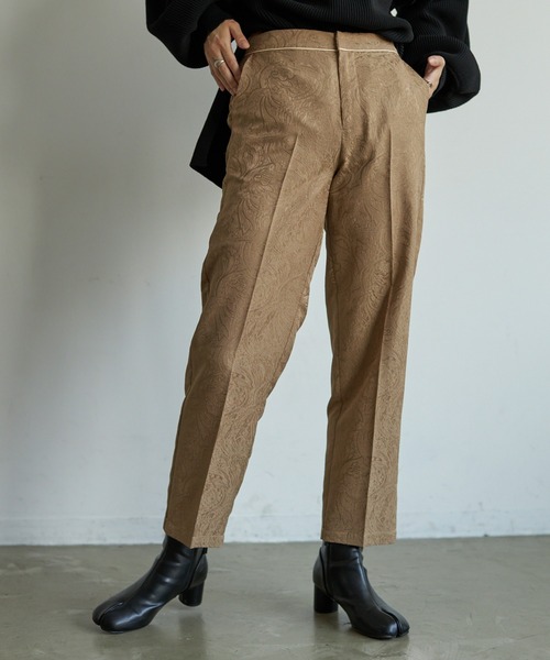VACANCY（ヴァカンシー）の「ペイズリー柄テーパードパンツ（その他パンツ・レディース・グリーン/モカ/ナチュラル・SMALL/MEDIUM/LARGE）」の2枚目の写真