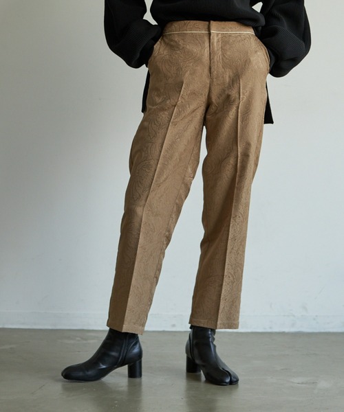 VACANCY（ヴァカンシー）の「ペイズリー柄テーパードパンツ（その他パンツ・レディース・グリーン/モカ/ナチュラル・SMALL/MEDIUM/LARGE）」の4枚目の写真