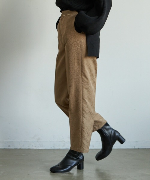 VACANCY（ヴァカンシー）の「ペイズリー柄テーパードパンツ（その他パンツ・レディース・グリーン/モカ/ナチュラル・SMALL/MEDIUM/LARGE）」の6枚目の写真