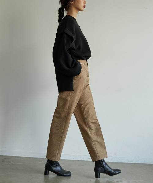 VACANCY（ヴァカンシー）の「ペイズリー柄テーパードパンツ（その他パンツ・レディース・グリーン/モカ/ナチュラル・SMALL/MEDIUM/LARGE）」の14枚目の写真