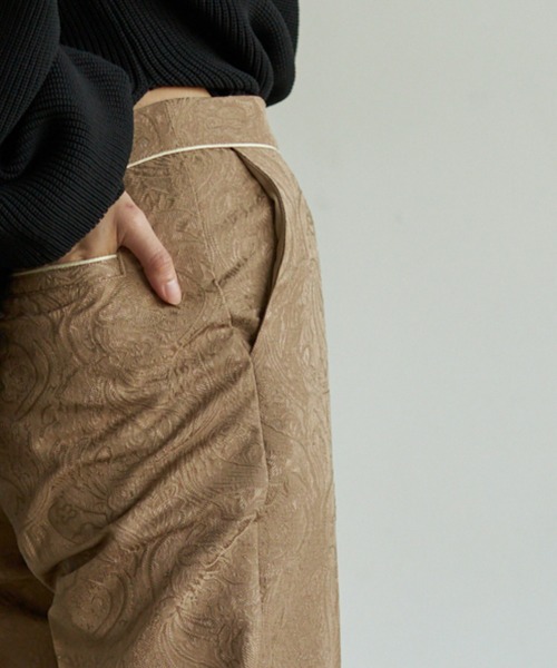 VACANCY（ヴァカンシー）の「ペイズリー柄テーパードパンツ（その他パンツ・レディース・グリーン/モカ/ナチュラル・SMALL/MEDIUM/LARGE）」の10枚目の写真