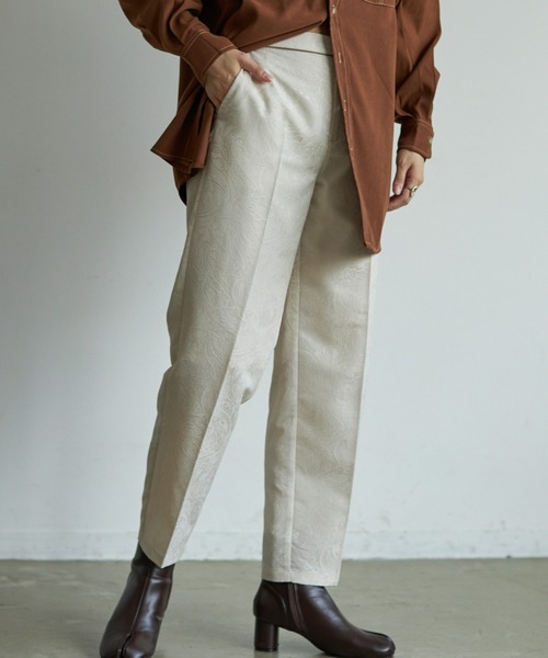 VACANCY（ヴァカンシー）の「ペイズリー柄テーパードパンツ（その他パンツ・レディース・グリーン/モカ/ナチュラル・SMALL/MEDIUM/LARGE）」の17枚目の写真