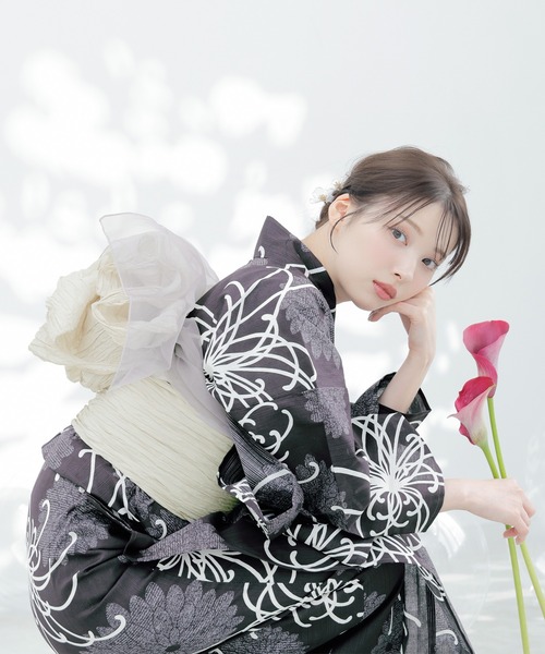 Dita(ディータ)の「1人で着られる浴衣5点セット 和歌山染工日本染め(ゆかた・しわへこ帯・下駄・着付け本・腰ひも)【K】(浴衣・レディース・その他1/その他2/その他3/その他4/その他5/その他7/その他8/その他6/その他9/その他14/その他12/その他11/その他10/その他13/その他15/その他16/その他19/その他20/その他17/その他18・FREE)」の19枚目の写真
