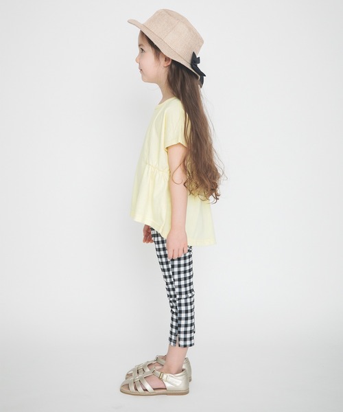 BRANSHES(ブランシェス)の「ウエストギャザー半袖チュニック(チュニック・キッズ・レッド/イエロー・120cm/150cm/140cm/90cm/130cm/100cm/110cm/80cm)」の3枚目の写真