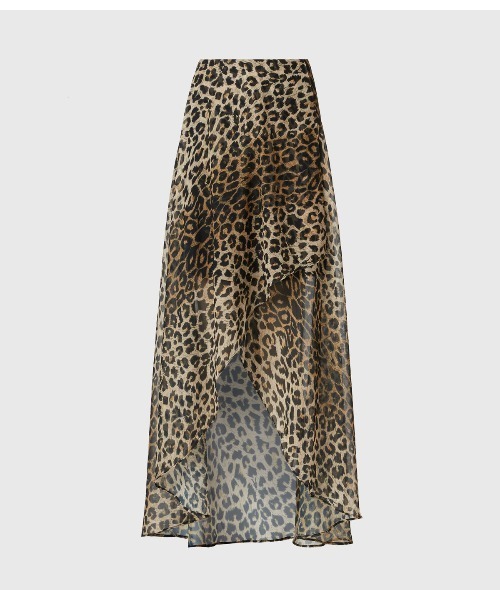 ALLSAINTS（オールセインツ）の「SLVINA LEPPO SKIRT | SLVINA LEPPO スカート（スカート・レディース・レオパード・6/4/8）」の2枚目の写真