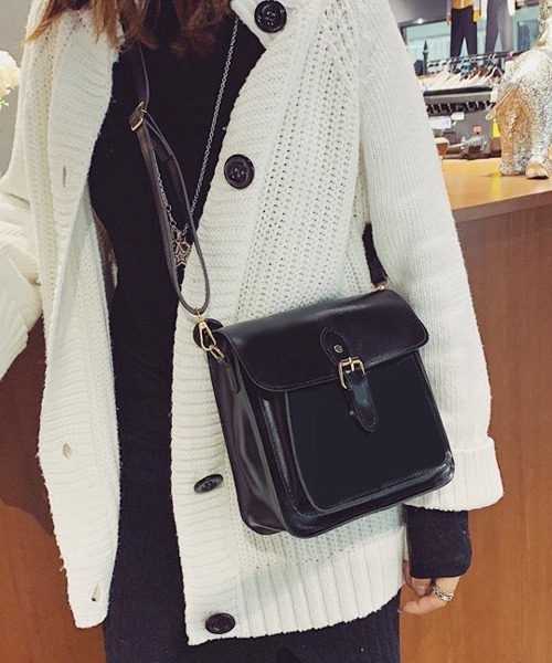 Passion（パッション）の「ミニショルダーバッグ（ショルダーバッグ・レディース・ワイン/ブラック/ブラウン・FREE）」の9枚目の写真