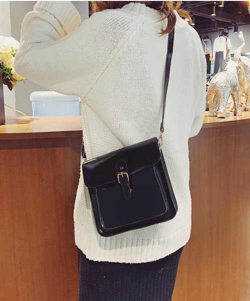 Passion（パッション）の「ミニショルダーバッグ（ショルダーバッグ・レディース・ワイン/ブラック/ブラウン・FREE）」の10枚目の写真