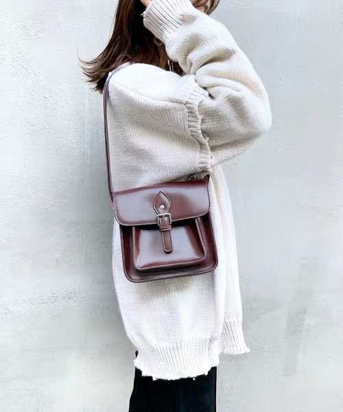 Passion（パッション）の「ミニショルダーバッグ（ショルダーバッグ・レディース・ワイン/ブラック/ブラウン・FREE）」の17枚目の写真