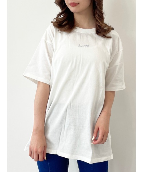 SLURR（スラ―）の「SLURRオーガニックコットンTシャツ（Tシャツ/カットソー・レディース・ブラック/ベージュ/ブルー系その他7/ピンク系その他3・MEDIUM/LARGE）」の5枚目の写真