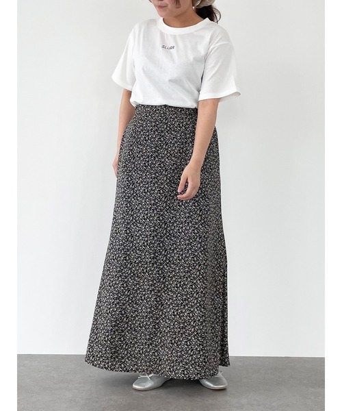 SLURR（スラ―）の「SLURRオーガニックコットンTシャツ（Tシャツ/カットソー・レディース・ブラック/ベージュ/ブルー系その他7/ピンク系その他3・MEDIUM/LARGE）」の7枚目の写真