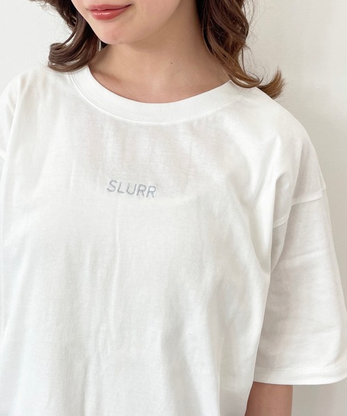 SLURR（スラ―）の「SLURRオーガニックコットンTシャツ（Tシャツ/カットソー・レディース・ブラック/ベージュ/ブルー系その他7/ピンク系その他3・MEDIUM/LARGE）」の15枚目の写真