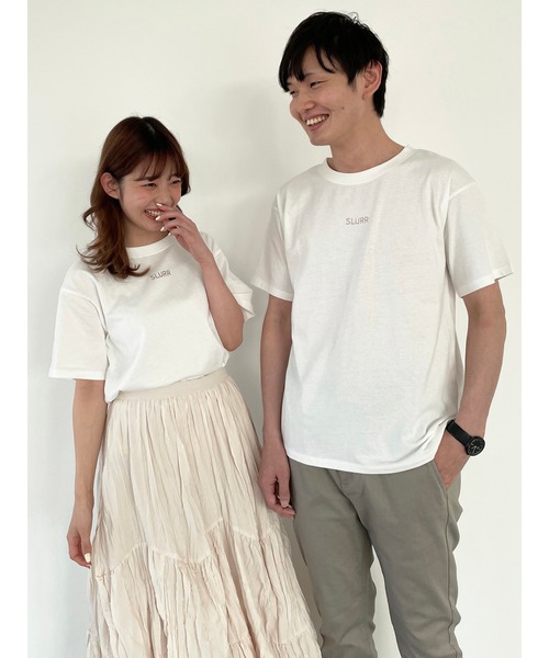 SLURR（スラ―）の「SLURRオーガニックコットンTシャツ（Tシャツ/カットソー・レディース・ブラック/ベージュ/ブルー系その他7/ピンク系その他3・MEDIUM/LARGE）」の14枚目の写真