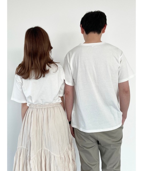 SLURR（スラ―）の「SLURRオーガニックコットンTシャツ（Tシャツ/カットソー・レディース・ブラック/ベージュ/ブルー系その他7/ピンク系その他3・MEDIUM/LARGE）」の19枚目の写真