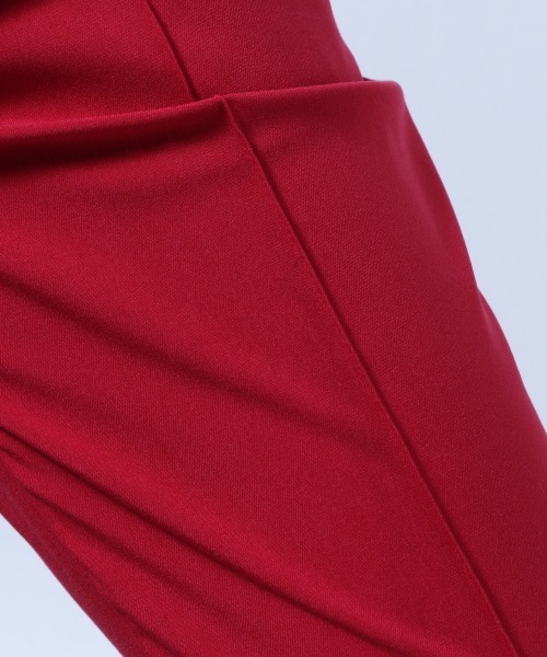 HARE(ハレ)の「スソステッチパンツ(HARE)(スラックス・レディース・ブラック/レッド・FREE)」の6枚目の写真