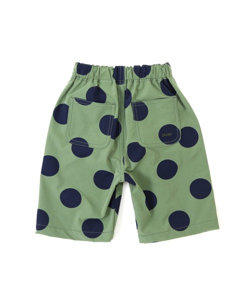 DILASH（ディラッシュ）の「撥水加工 ドット柄ストレッチハーフパンツ 5分丈（その他パンツ・キッズ・ライトベージュ/グリーン・90/130/140/100/110/120/80）」の3枚目の写真