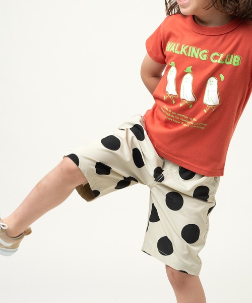 DILASH（ディラッシュ）の「撥水加工 ドット柄ストレッチハーフパンツ 5分丈（その他パンツ・キッズ・ライトベージュ/グリーン・90/130/140/100/110/120/80）」の9枚目の写真