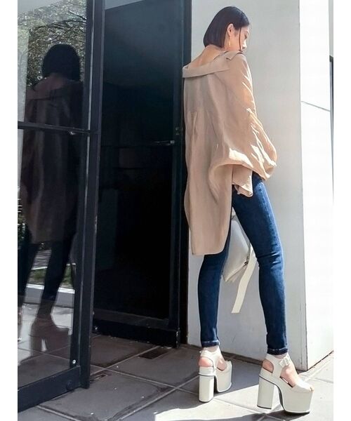 EMODA（エモダ）の「コンビネーションハイヒールサンダル（サンダル・レディース・ホワイト/ブラック/ミント・SMALL/MEDIUM/LARGE）」の8枚目の写真