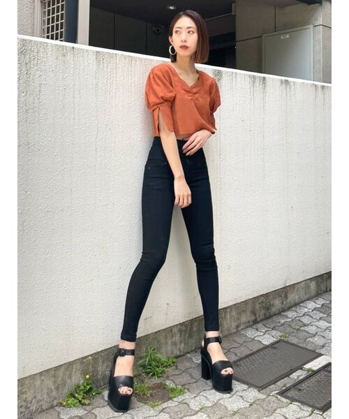 EMODA（エモダ）の「コンビネーションハイヒールサンダル（サンダル・レディース・ホワイト/ブラック/ミント・SMALL/MEDIUM/LARGE）」の17枚目の写真