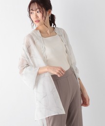 GLOBAL WORK | シアープリントバンドシャツ/939864(シャツ/ブラウス)