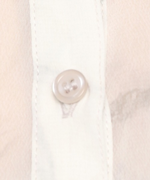 GLOBAL WORK（グローバルワーク）の「シアープリントバンドシャツ/939864（シャツ/ブラウス・レディース・ホワイト/アイボリー・FREE）」の15枚目の写真