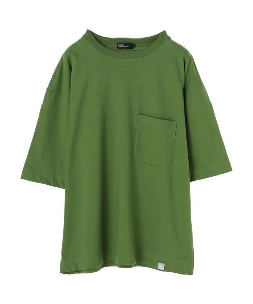 CRAFT STANDARD BOUTIQUE(クラフトスタンダードブティック)の「ヘビーウェイト半袖ポケットTEE *(Tシャツ/カットソー・メンズ・ブラック/オレンジ/グリーン/ラベンダー/オフホワイト/ベージュ/ライトイエロー/ネイビー・S/L/M/LL)」の16枚目の写真