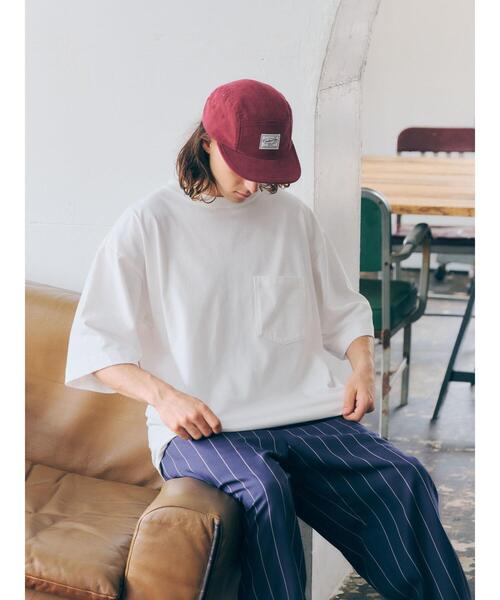 CRAFT STANDARD BOUTIQUE(クラフトスタンダードブティック)の「ヘビーウェイト半袖ポケットTEE *(Tシャツ/カットソー・メンズ・ブラック/オレンジ/グリーン/ラベンダー/オフホワイト/ベージュ/ライトイエロー/ネイビー・S/L/M/LL)」の20枚目の写真