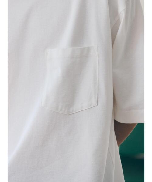 CRAFT STANDARD BOUTIQUE(クラフトスタンダードブティック)の「ヘビーウェイト半袖ポケットTEE *(Tシャツ/カットソー・メンズ・ブラック/オレンジ/グリーン/ラベンダー/オフホワイト/ベージュ/ライトイエロー/ネイビー・S/L/M/LL)」の22枚目の写真