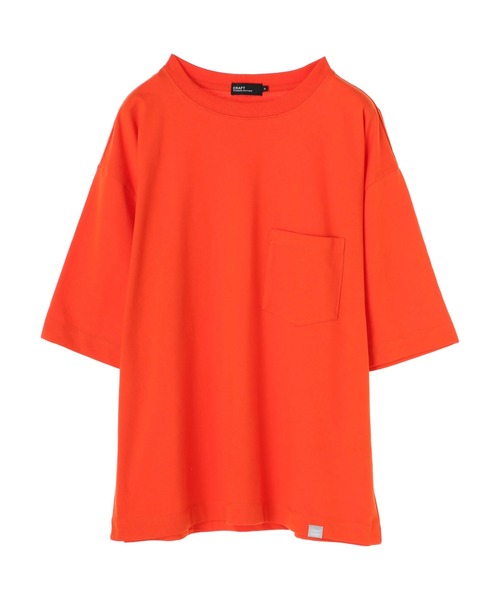 CRAFT STANDARD BOUTIQUE(クラフトスタンダードブティック)の「ヘビーウェイト半袖ポケットTEE *(Tシャツ/カットソー・メンズ・ブラック/オレンジ/グリーン/ラベンダー/オフホワイト/ベージュ/ライトイエロー/ネイビー・S/L/M/LL)」の8枚目の写真