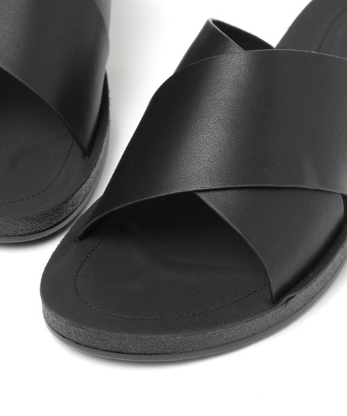 GLOBAL WORK（グローバルワーク）の「ラクッションクロスサンダルMen/932774（サンダル・メンズ・ブラック/ライトブラウン・MEDIUM/LARGE）」の16枚目の写真