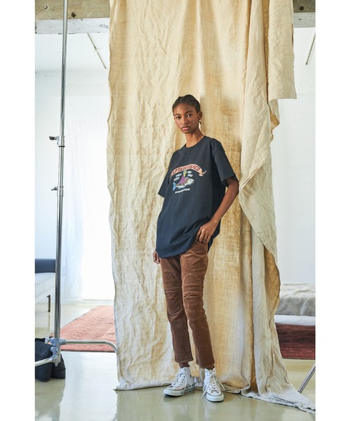 AlexanderLeeChang(アレキサンダーリーチャン)の「AlexanderLeeChang/アレキサンダーリーチャン CAPTAIN NYANCO T(Tシャツ/カットソー・メンズ・ブラック/グレー/オリーブ/スカイブルー・2/3/4)」の18枚目の写真