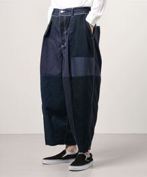 MAISON SPECIAL | ネイビーの1 です。《ユニセックスアイテム》【SPECIAL REMAKE FACTORY コラボ】サスティナブルリメイクバルーンパンツ 【MAISON SPECIAL/メゾンスペシャル】(デニムパンツ)