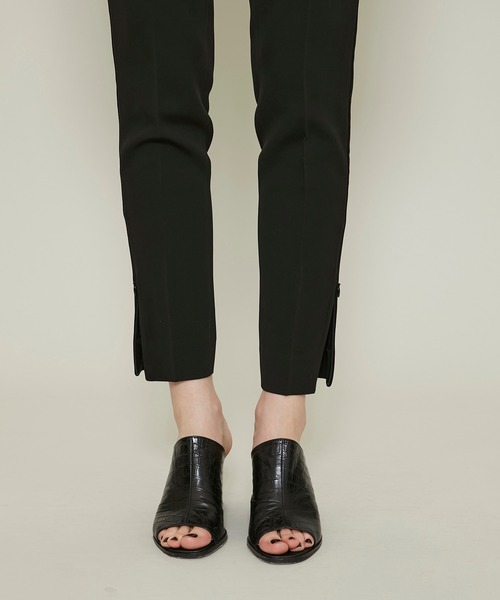 08sircus（ゼロエイトサーカス）の「【08Sircus(08サーカス)】別注 Double cloth side line pants/別注ダブルクロスサイドラインパンツ（その他パンツ・レディース・ブラック/ブラック系その他・1/0）」の17枚目の写真