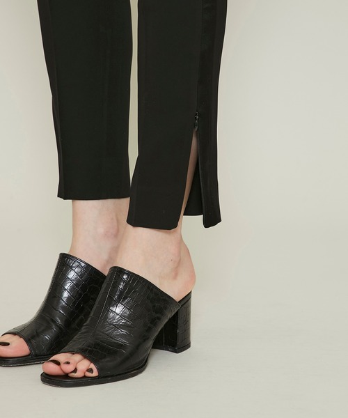 08sircus（ゼロエイトサーカス）の「【08Sircus(08サーカス)】別注 Double cloth side line pants/別注ダブルクロスサイドラインパンツ（その他パンツ・レディース・ブラック/ブラック系その他・1/0）」の20枚目の写真