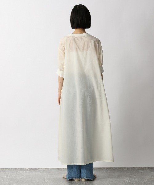 LOWRYS FARM（ローリーズファーム）の「シャカシャカリブワンピース　951550（ワンピース・レディース・アイボリー/ブラック/グリーン/パープル・FREE）」の5枚目の写真