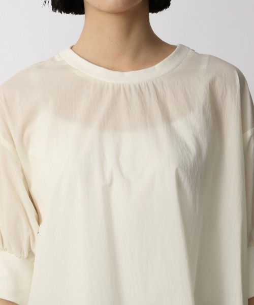 LOWRYS FARM（ローリーズファーム）の「シャカシャカリブワンピース　951550（ワンピース・レディース・アイボリー/ブラック/グリーン/パープル・FREE）」の9枚目の写真