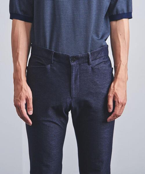 UNITED ARROWS（ユナイテッドアローズ）の「＜UNITED ARROWS "COZY"＞ デニムライク Lポケット パンツ（スラックス・メンズ・ネイビー・SMALL/MEDIUM/LARGE/X-LARGE）」の5枚目の写真