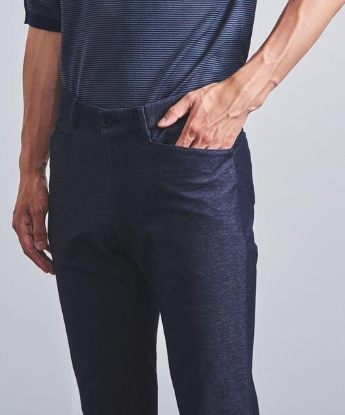 UNITED ARROWS（ユナイテッドアローズ）の「＜UNITED ARROWS "COZY"＞ デニムライク Lポケット パンツ（スラックス・メンズ・ネイビー・SMALL/MEDIUM/LARGE/X-LARGE）」の6枚目の写真