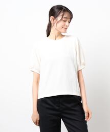 ehka sopo | くしゅくしゅボリュームスリーブTシャツ(Tシャツ/カットソー)