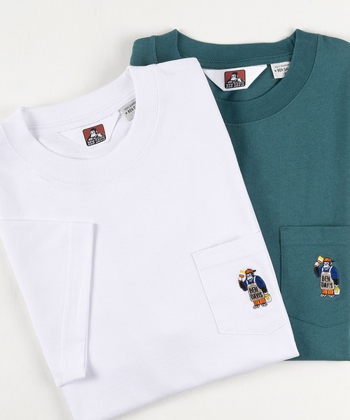 ビッグシルエット トップス Ben Davis ベンデイビス のファッション Ben Davis ベンデイビス ミニゴリラ ポケット付き半袖tシャツ Tシャツ カットソー Ben セール