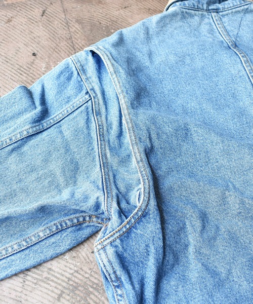 TOMMY HILFIGER(トミーヒルフィガー)の「【ヴィンテージ古着】90's TOMMY HILFIGER/トミーヒルフィガー デニムジャケット(デニムジャケット・メンズ・ブルー・MEDIUM)」の4枚目の写真
