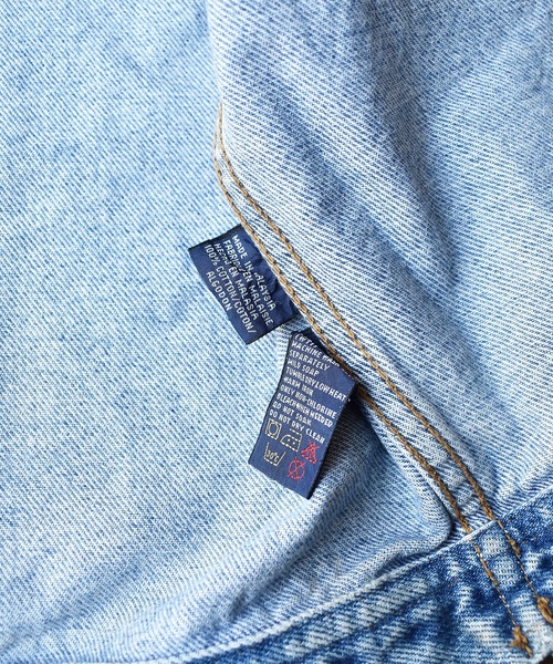 TOMMY HILFIGER(トミーヒルフィガー)の「【ヴィンテージ古着】90's TOMMY HILFIGER/トミーヒルフィガー デニムジャケット(デニムジャケット・メンズ・ブルー・MEDIUM)」の12枚目の写真