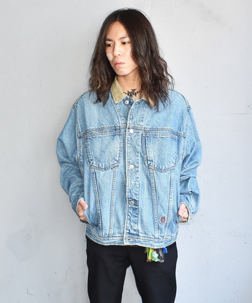 TOMMY HILFIGER(トミーヒルフィガー)の「【ヴィンテージ古着】90's TOMMY HILFIGER/トミーヒルフィガー デニムジャケット(デニムジャケット・メンズ・ブルー・MEDIUM)」の3枚目の写真