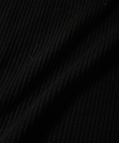 Crisp yours（クリスプユアーズ）の「【WEB限定】メロウリブTシャツ（Tシャツ/カットソー・レディース・ホワイト/ブラック/ブラウン/グリーン・FREE）」の5枚目の写真