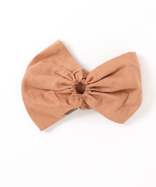 arth（アース）の「【arth】arth Linen Knot Turban（ヘアバンド・レディース・ブラック/ベージュ/オレンジ・FREE）」の4枚目の写真