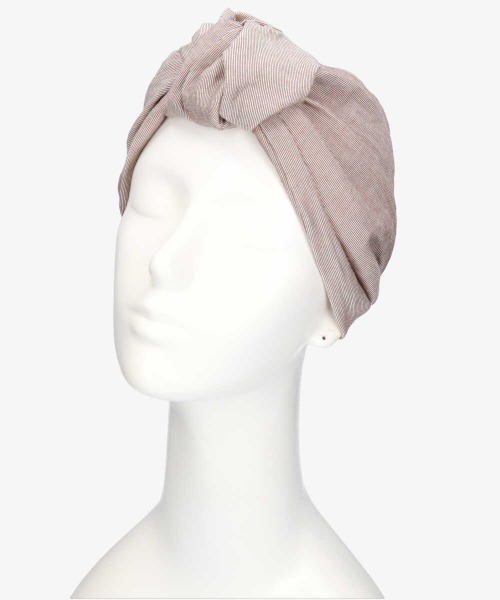 arth（アース）の「【arth】arth Linen Knot Turban（ヘアバンド・レディース・ブラック/ベージュ/オレンジ・FREE）」の10枚目の写真