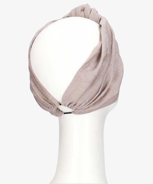 arth（アース）の「【arth】arth Linen Knot Turban（ヘアバンド・レディース・ブラック/ベージュ/オレンジ・FREE）」の12枚目の写真